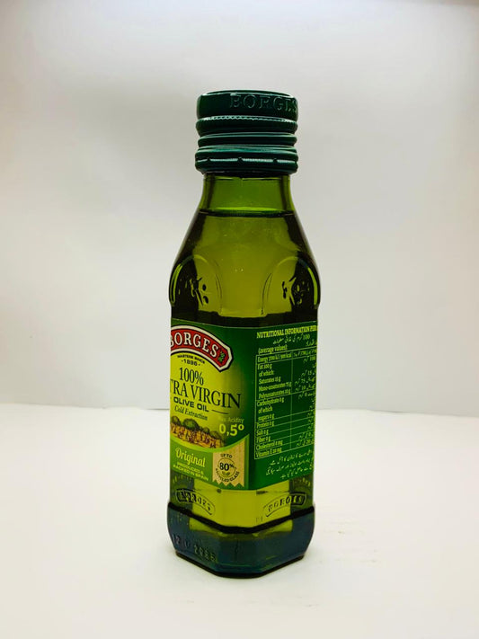 Borges 100% Extra Virgin Olive Oil – Cold Pressed, 250ml, Premium Quality for Cooking & Health