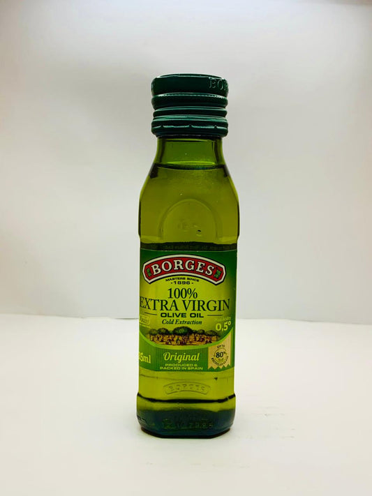 Borges 100% Extra Virgin Olive Oil – Cold Pressed, 250ml, Premium Quality for Cooking & Health